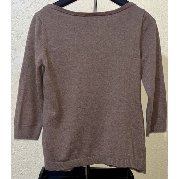 Ann Taylor Loft Women’s Brown Size medium Sweater With Front Pockets. - Picture 5 of 6